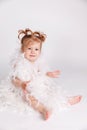 Portrait of a happy baby girl Royalty Free Stock Photo