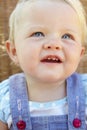 Portrait of happy baby smiling Royalty Free Stock Photo