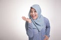 Happy Muslim Woman Posing For Camera Royalty Free Stock Photo