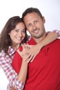 Portrait of happy couple Royalty Free Stock Photo
