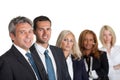 Portrait of a happy diverse business team