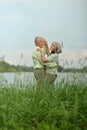 Portrait of a happy elderly couple spending time together Royalty Free Stock Photo