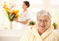 Portrait of happy elderly woman Royalty Free Stock Photo