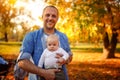 Portrait of happy family - Father with his son spending time in Royalty Free Stock Photo