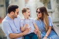 Happy family having fun together Royalty Free Stock Photo