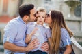 Happy family having fun together Royalty Free Stock Photo