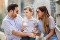 Happy family having fun together Royalty Free Stock Photo