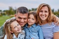 Portrait of happy family. Royalty Free Stock Photo