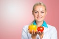 Portrait Of Happy Female Dietician Royalty Free Stock Photo