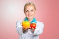 Portrait Of Happy Female Dietician Royalty Free Stock Photo