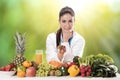 Portrait Of Happy Female Dietician Royalty Free Stock Photo