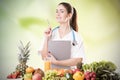 Portrait Of Happy Female Dietician Royalty Free Stock Photo