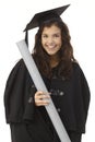 Portrait of happy female graduate Royalty Free Stock Photo