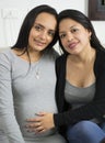 Portrait of happy lesbian couple Royalty Free Stock Photo