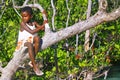 Portrait of happy malagasy girl Royalty Free Stock Photo