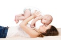 Portrait of happy mother with baby Royalty Free Stock Photo