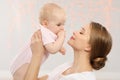 Portrait of happy mother with her baby Royalty Free Stock Photo