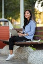 Portrait of a happy pretty asian female student Royalty Free Stock Photo