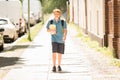 Portrait Of Happy Schoolboy Royalty Free Stock Photo