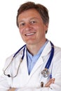 Portrait of happy, self confident medical doctor Royalty Free Stock Photo