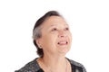 Portrait of happy senior woman smiling Royalty Free Stock Photo