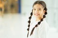 Portrait of a happy smiling child girl Royalty Free Stock Photo