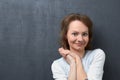 Portrait of happy smiling girl Royalty Free Stock Photo