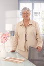 Portrait of happy smiling mature woman Royalty Free Stock Photo