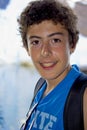 Portrait of a happy young boy smiling at camera Royalty Free Stock Photo