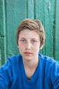 portrait of happy young teenage boy Royalty Free Stock Photo