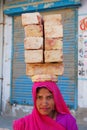 Portrait of hard working Indian woman