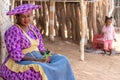 Portrait of a Herero woman Royalty Free Stock Photo