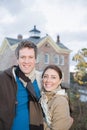 Portrait of a heterosexual couple Royalty Free Stock Photo