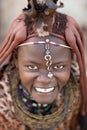 Portrait of a Himba woman Royalty Free Stock Photo