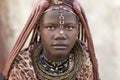 Portrait of a Himba woman Royalty Free Stock Photo