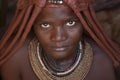 Portrait of a Himba woman. Royalty Free Stock Photo