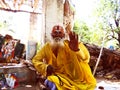 Portrait of a Hindu monk