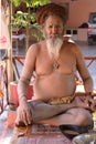 Portrait of a Hindu monk
