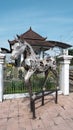 Portrait horse statue in Yogyakarta Station