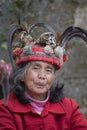 Portrait ifugao woman in Banaue, Philippines Royalty Free Stock Photo