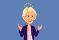 Brussels, Belgium, March 21, 2022, Ursula von der Leyen Vector Caricature