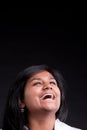 Portrait of an indian girl's laughter