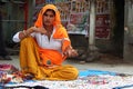 Portrait of an Indian gypsy woman