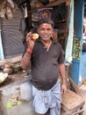 Portrait of Indian man