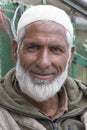 Portrait Indian man. Srinagar, Kashmir, India. Close up