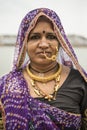 Portrait of an Indian woman