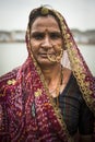 Portrait of an Indian woman