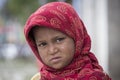 Portrait Indian young girl in Srinagar, Kashmir, India.