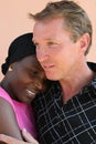 Portrait interracial couple Royalty Free Stock Photo