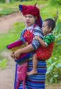 Portrait of Intha tribe woman in Myanmar